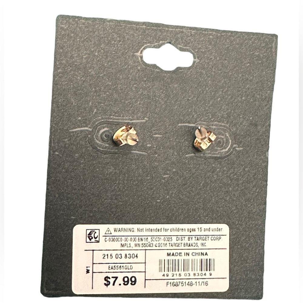NWT Gold Knot Earrings - Picture 3 of 4